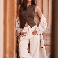 REVELLE™ - Blair Buttoned Knit Top