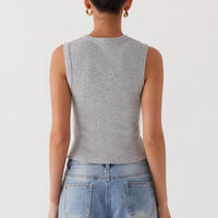 REVELLE™ - Blair Buttoned Knit Top