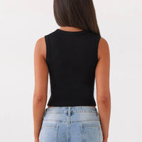 REVELLE™ - Blair Buttoned Knit Top