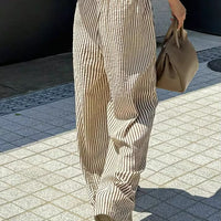 REVELLE™ - Striped Palazzo Trousers