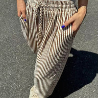 REVELLE™ - Striped Palazzo Trousers